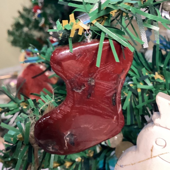 Mookaite crystal stocking ornament - Picture 1 of 2
